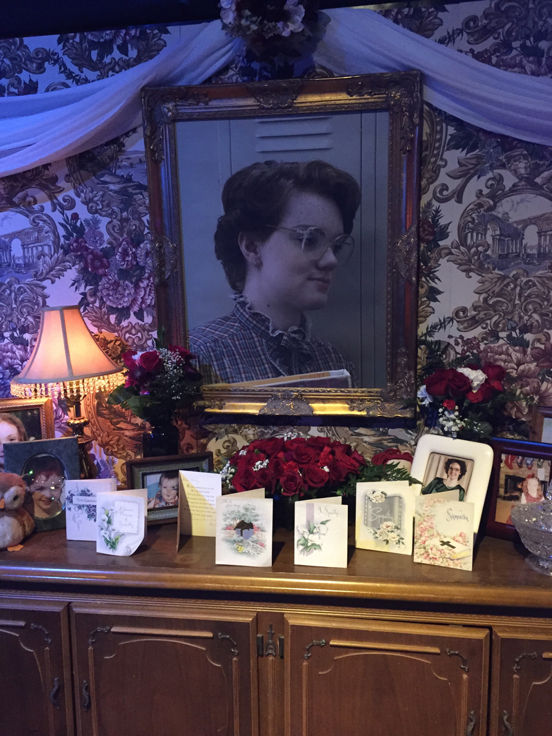 Illustration for article titled Stranger Things' Barb Finally Got a Tribute in the Form of a Very Tacky Shrine